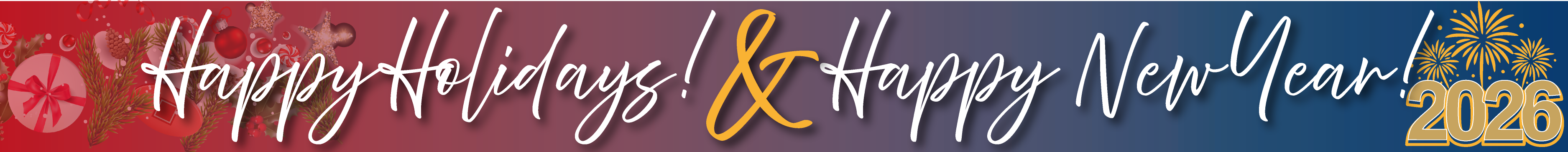 Happy Holidays & Happy New Year!