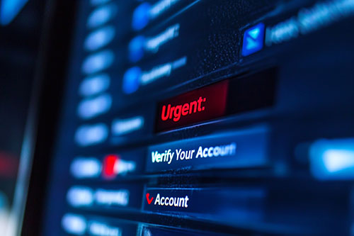 Beware of URGENT text message that want your info!